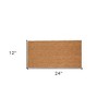 HomeRoots 12" X 24" Natural Coir Outdoor Door Mat - 3 of 3