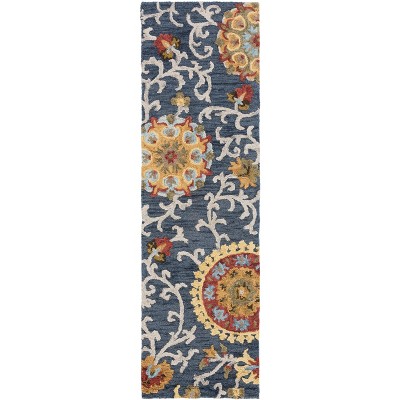 SAFAVIEH Blossom BLM863B Hand-hooked Ivory / Multi Rug 