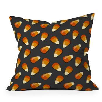 16"x16" Avenie Halloween Candy Corn Square Throw Pillow - Deny Designs