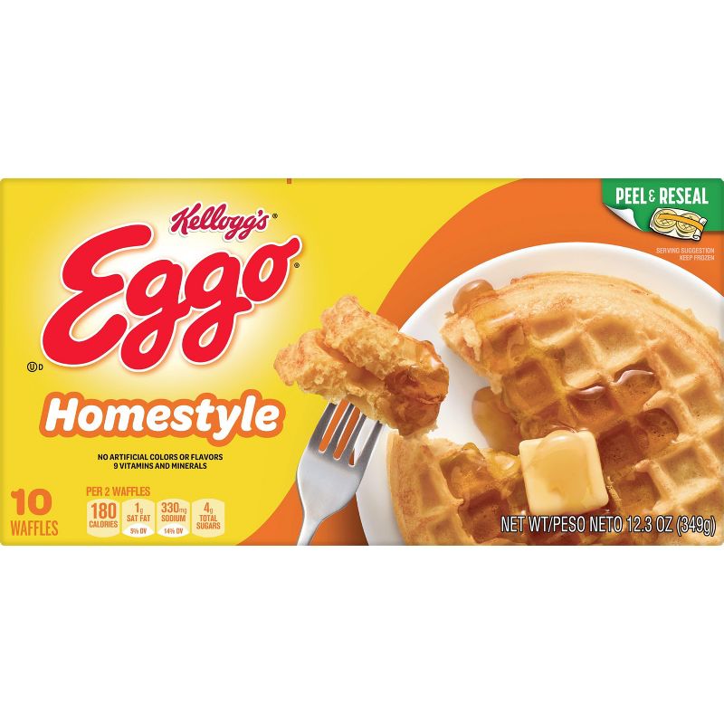 Eggo Homestyle Frozen Waffles, 3 of 11