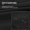 CARER Period Underwear for Women Girl Leak-proof Panties for Women Incontinence Menstrual Hipster - Mild Absorbency (Black) S - 3 of 4