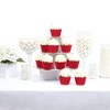Big Dot of Happiness Red Confetti Stars - Simple Party Decorations - Party Cupcake Wrappers - Set of 12 - 2 of 4