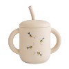Mushie Silicone Training Cup + Straw - 2 of 4