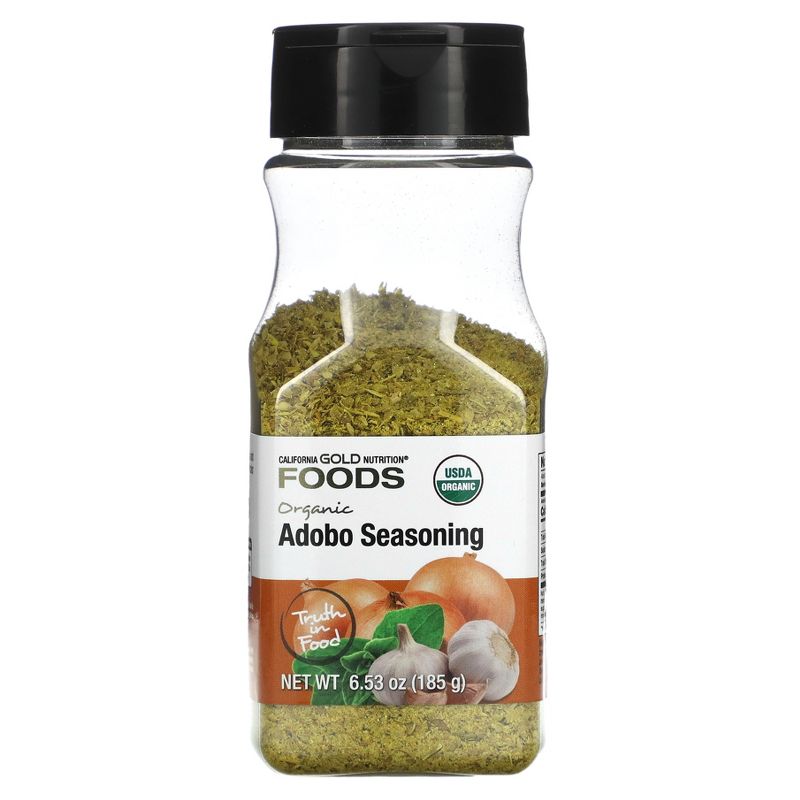 California Gold Nutrition Foods, Organic Adobo Seasoning, 6.53 oz (185 g), 1 of 4