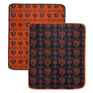 NFL Chicago Bears Home & Away Ultra Soft Blanket - 2pk - 1 of 3