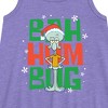 Girls' - SpongeBob SquarePants - Squidward Bah Humbug Graphic Sleeveless Aline Dress - 2 of 4