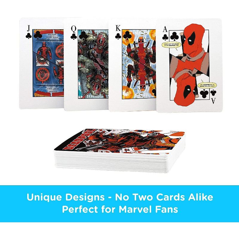 NMR Distribution Marvel Deadpool Mirror Playing Cards, 3 of 5