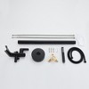 Single-Handle Freestanding Floor Mount Roman Tub Faucet Bathtub Filler with Hand Shower - 4 of 4