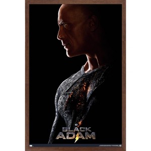 Trends International DC Comics Movie Black Adam - Profile One Sheet Framed Wall Poster Prints - 1 of 4
