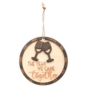 "The Year We Came Together" Wood Ornament - National Tree Company - 1 of 3