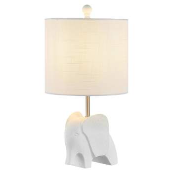 17.5" Koda Eclectic Southwestern Resin/Iron Elephant Kids' Table Lamp (Includes LED Light Bulb) - JONATHAN Y