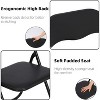 8PCS Folding Chairs with Padded Seats, Black Metal Folding Chairs with Non-Slip Feet Pads Steel Guest Reception Party Conference Chairs - 3 of 4