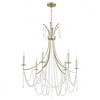Quorum Lighting Malin 6 - Light Chandelier in  Antique Silver - 4 of 4