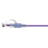 Monoprice Cat6A Ethernet Patch Cable - 5 Feet - Purple (10 Pack) Snagless RJ45 550Mhz UTP Pure Bare Copper Wire 10G 30AWG - SlimRun Series - 4 of 4