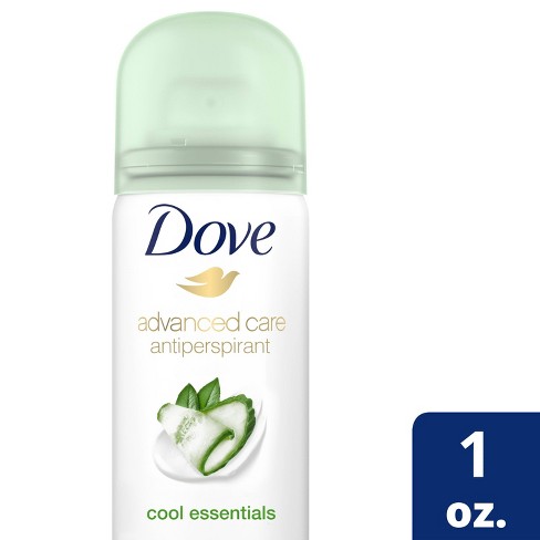 Dove Beauty Essentials Antiperspirant Deodorant Dry Spray - Trial Size - 1oz : Target