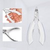 Unique Bargains Stainless Steel Toe Nail Clippers 5.12"x3.15" 1 Pc with 1 Protective Case - 4 of 4