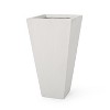 Okak 24.75"/28.5"/32.5" H*13"W Tapered Planter Pot with Drainage Tray Large Indoor/Outdoor Plant Pot for Trees & Floor Plants - 2 of 4