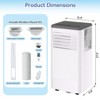 8,000 BTU Portable Air Conditioner Up to 350 Sq.Ft - 4 of 4