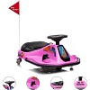 24V Electric Drifting Go Kart for Kids, Ride-On Drift Car with 360° Spin, Dual Speed Modes, Music & LED Lights, Safe Drift Kart Toy for Ages 3-8 - 3 of 4