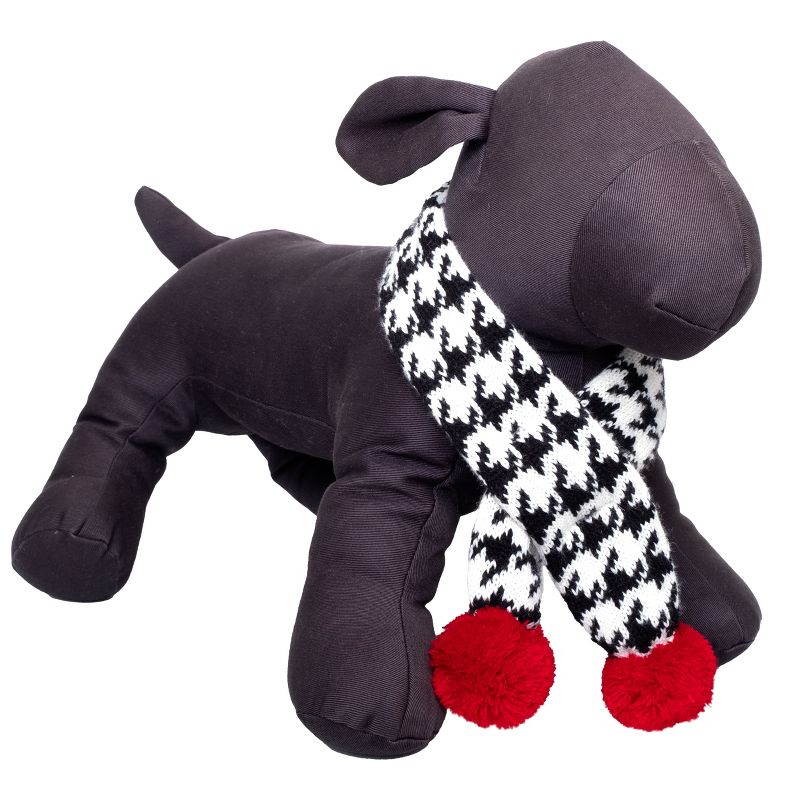 The Worthy Dog Houndstooth Sweater and Scarf Set, 4 of 6