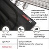PHANTOM Cultivar GT44 4 by 4 Feet All Steel Grow Tent with 200 Pound Weight Capacity, High Reflectivity Diamond Mylar, and Genuine SBS Zippers - 3 of 4
