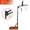 Portable Basketball Hoop System With Wheels, 8-10ft Height Adjustable, With LED Basketball Hoop Lights, For Youths Teens Grown-ups Outdoor - 4 of 4