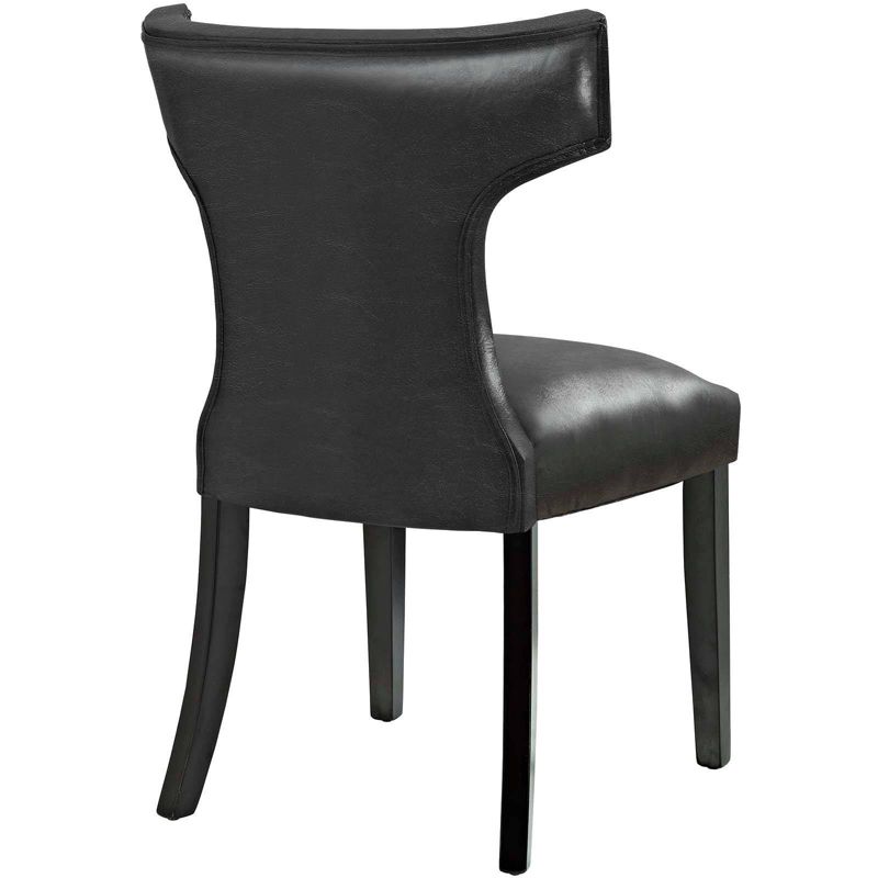 Set of 2 Curve Dining Chair Vinyl - Modway, 6 of 8