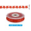 Unique Bargains Christmas Wreath Making Gift Wrapping Artificial Maple Leaf Ribbon - 2 of 4