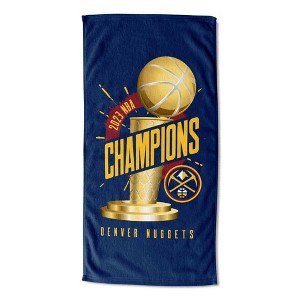 NBA Denver Nuggets 2023 NBA Champions Triumph Beach Towel 30x60 Inches - 1 of 2