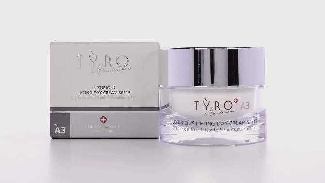 Tyro Luxurious Lifting Day Cream SPF 15 - Face Cream Moisturizer - 1.69 oz, 2 of 9, play video