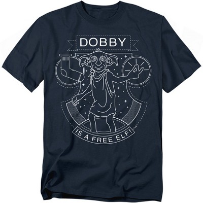 Maglietta Ufficiale Harry Potter Donna – Dobby – Colore Nero, Taglia X-Large (XL)