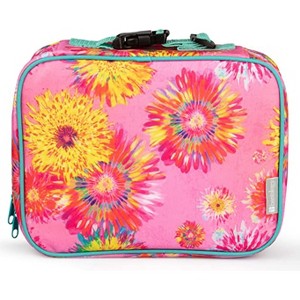 Bentology Lunch Box- Durable Lunchbox Tote Bag, Lunch Sleeve Keeps Food Hotter or Colder Longer- Watercolor Flower - Perfect for Kids, Girls & Boys - 1 of 4