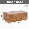 Mela Artisans Storage Box Scallop - 2 of 4