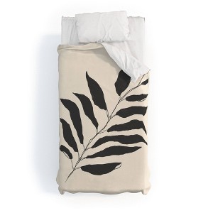 Breezy Palm Polyester Duvet & Sham Set - Deny Designs - 1 of 3