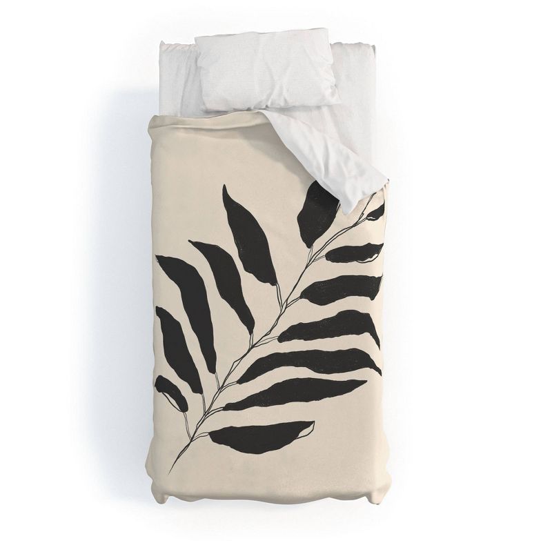 Breezy Palm Polyester Duvet & Sham Set - Deny Designs, 1 of 5
