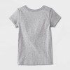 Toddler Kids' Adaptive 2pk Short Sleeve Undershirt with Abdominal Access - Cat & Jack™ Gray/White - 2 of 4