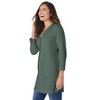 Woman Within Plus Size Thermal Button-Front Tunic - 4 of 4