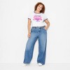 Adult Poppi I'm Loved Ribbed Short Sleeve Graphic T-Shirt - White - 3 of 4