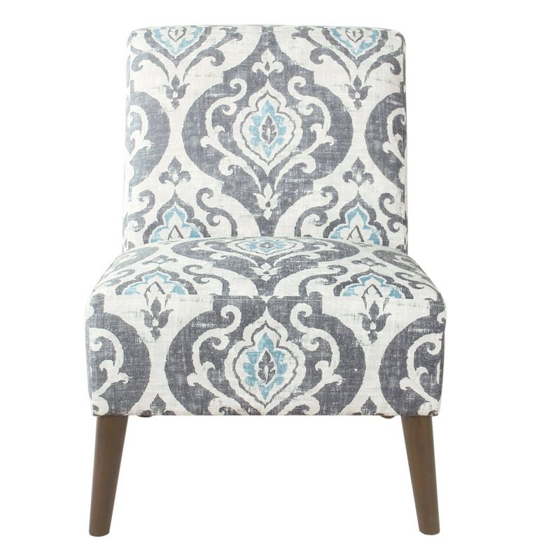 Modern Armless Accent Chair Blue - HomePop, 1 of 5
