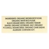 Edward and Sons - Brown Rice Snaps - Black Sesame - Case of 12 - 3.5 oz - 2 of 3