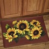 Kate Aurora Anti Fatigue Memory Foam 18" X 30" Black Eyed Susan Floral Kitchen Floor Mat - 2 of 3