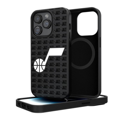 Keyscaper NBA Western Conference Teams Text Backdrop MagSafe Compatible Cell Phone Case for Apple iPhone