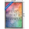 Trends International Brigid Ashwood - Balance is the Key Framed Wall Poster Prints - 3 of 4