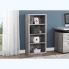 Monarch Specialties Bookshelf Bookcase Etagere 5 Tier 48InchH Office Bedroom Laminate Grey Contemporary Modern - 2 of 4