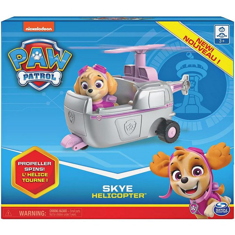 Paw Patrol, Skye’s Helicopter Vehicle with Collectible Figure, for Kids Aged 3 and Up, 1 of 4
