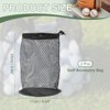 Unique Bargains Nylon Mesh Drawstring Golf Ball Storage Bags 2 Pcs - 2 of 4