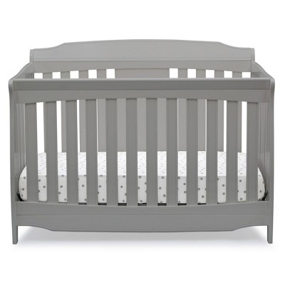 gray baby crib