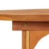 vidaXL Dining Table Various wood shades Solid Acacia Wood - 4 of 4