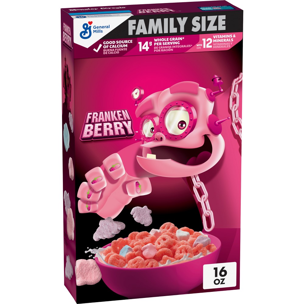 Monster Cereal Franken Berry Family Size Cereal - 16oz - General