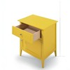 VYNXARIA Casual Nightstand - Perfect for Small Spaces,Vibrant Yellow - 2 of 4